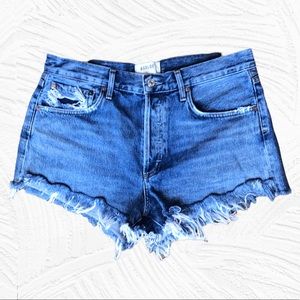AGOLDE Parker Distressed Jean Shorts Size 29